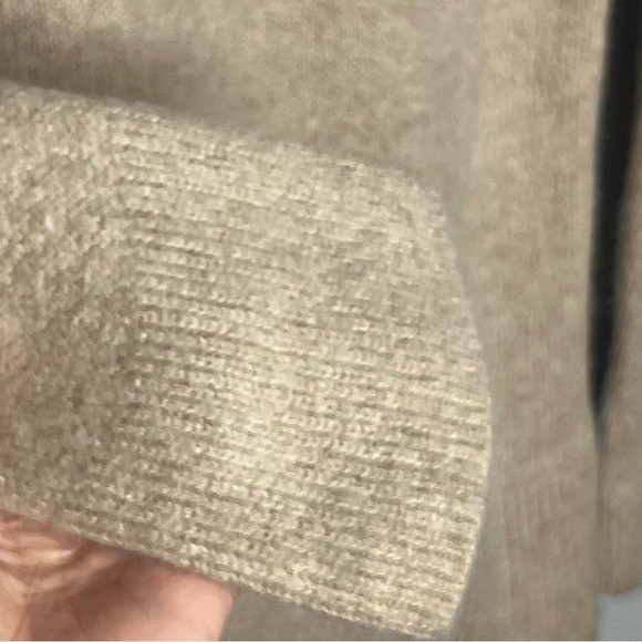 Rails Turtleneck Sweater Wool Cashmere Silk Blend Women Medium Tan Long Sleeve - Picture 4 of 7